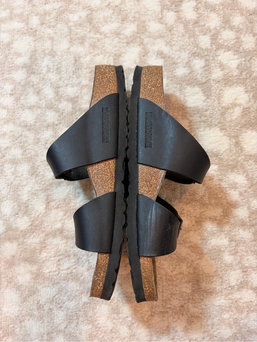 Birkenstock Black Two-Strap Arizona Sandals with Buckles - Picture 5 of 9